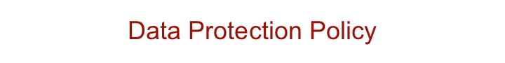 Data Protection Policy